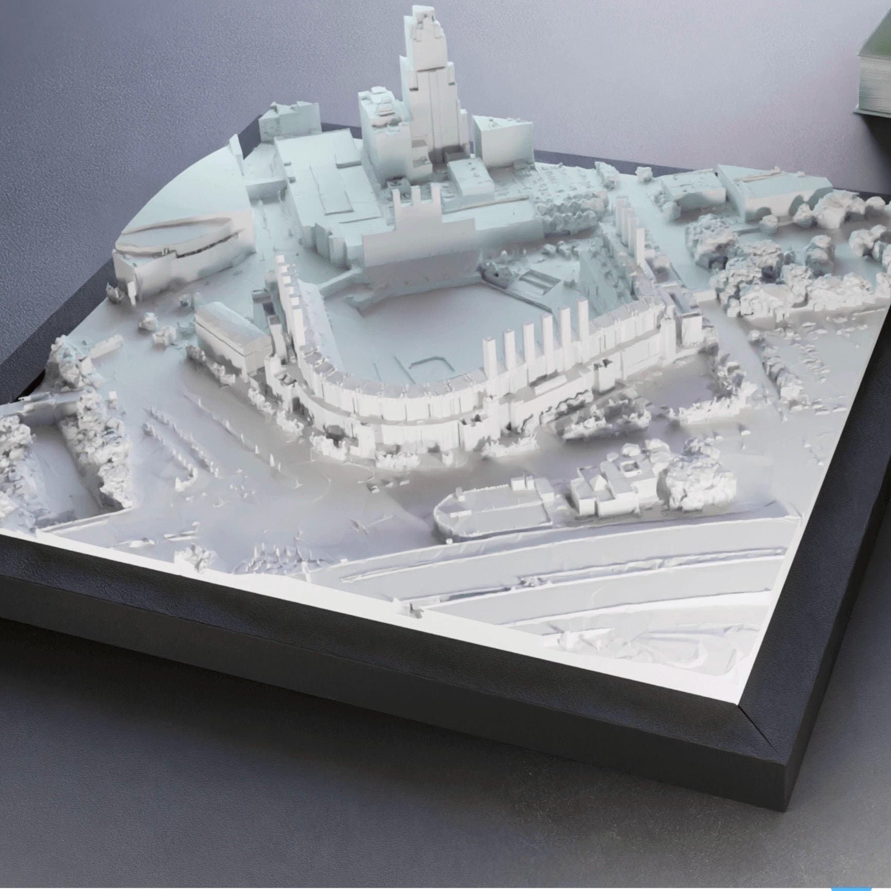 3D Model of Progressive Field, Cleveland Guardians Stadium Display, Unique Gift for Baseball Fans & Collectors, Sports Memorabilia