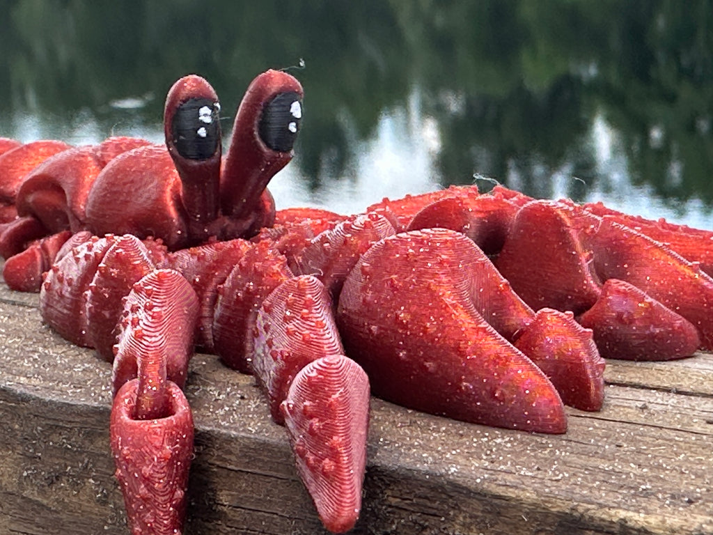 Articulated Hermit Crab with Removable Shell