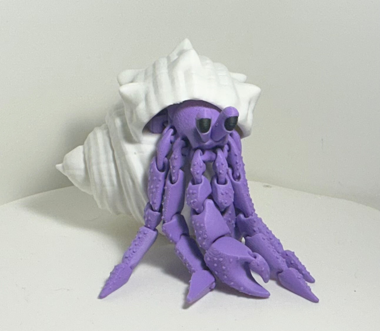 Articulated Hermit Crab with Removable Shell