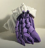 Articulated Hermit Crab with Removable Shell