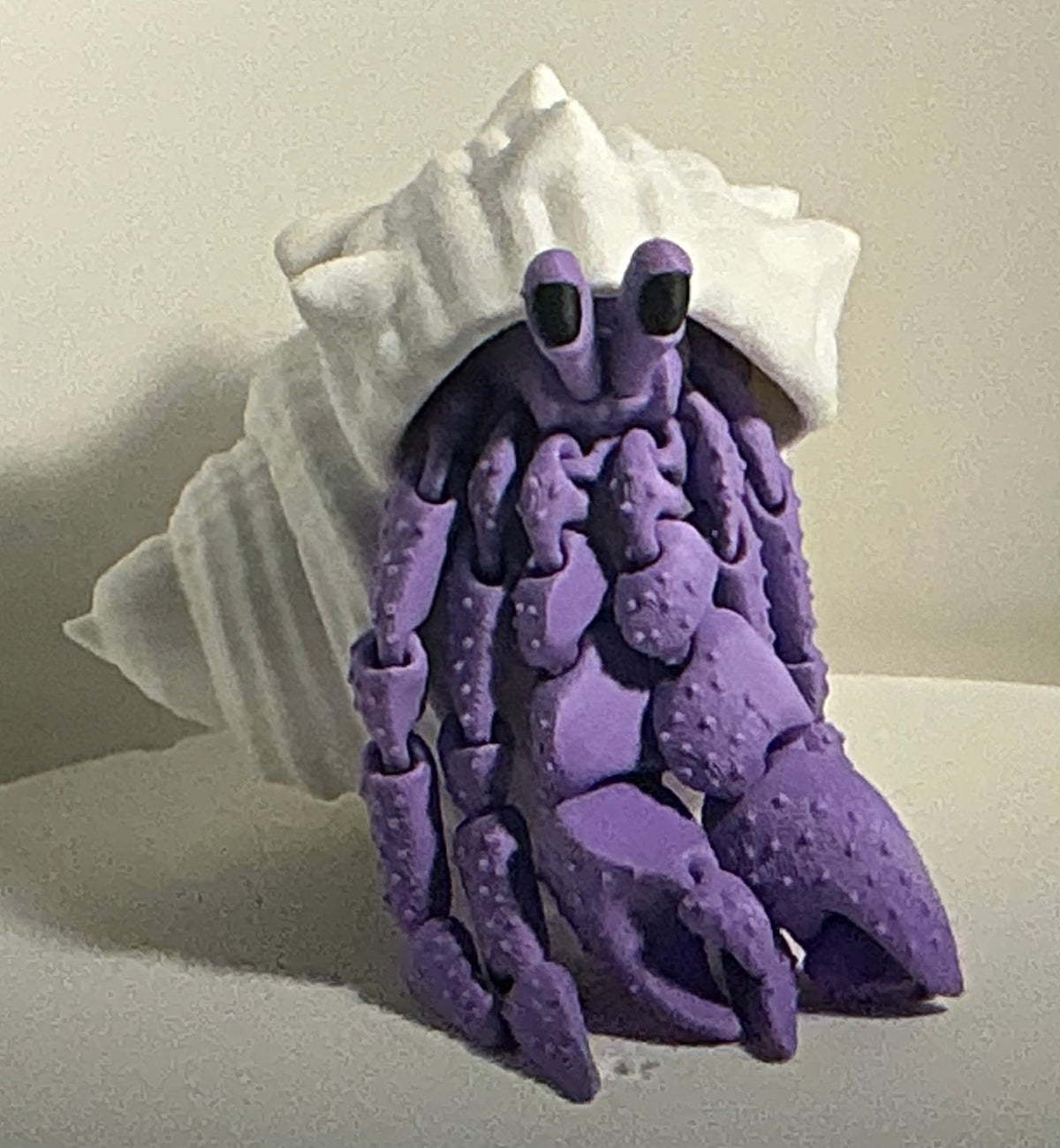 Articulated Hermit Crab with Removable Shell