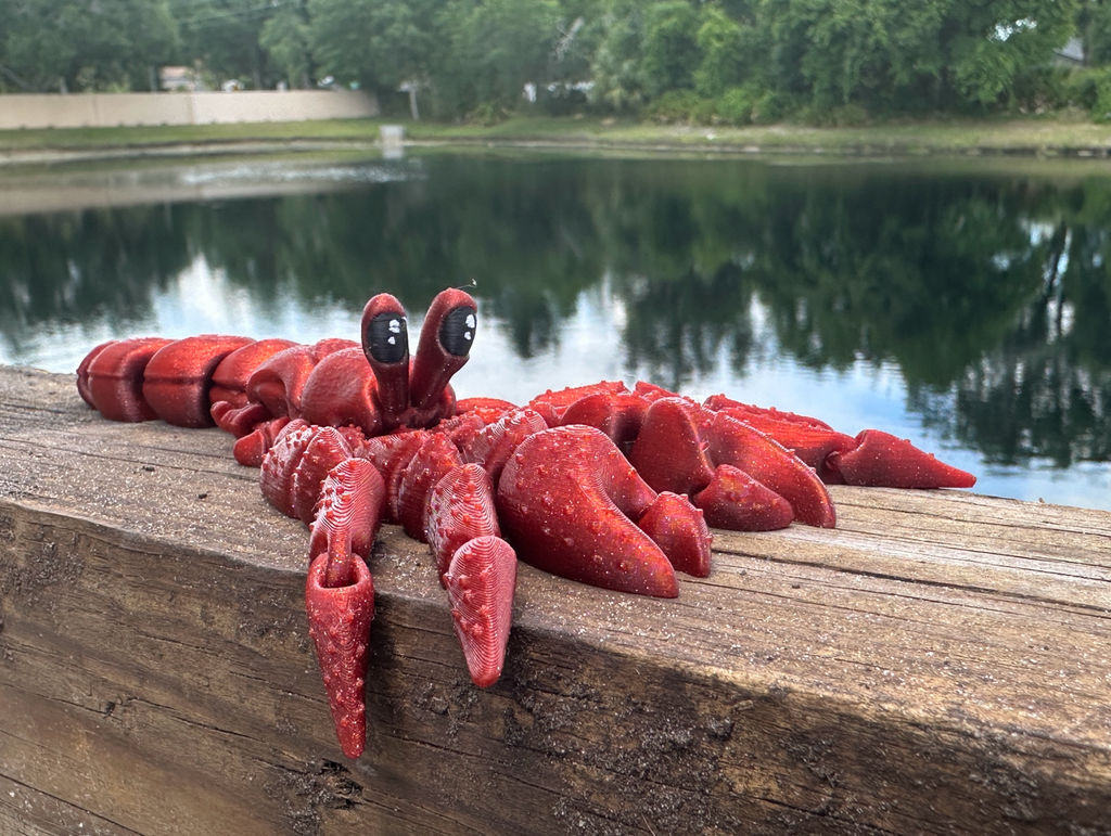 Articulated Hermit Crab with Removable Shell