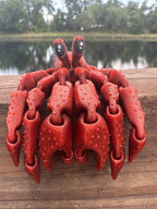 Articulated Hermit Crab with Removable Shell