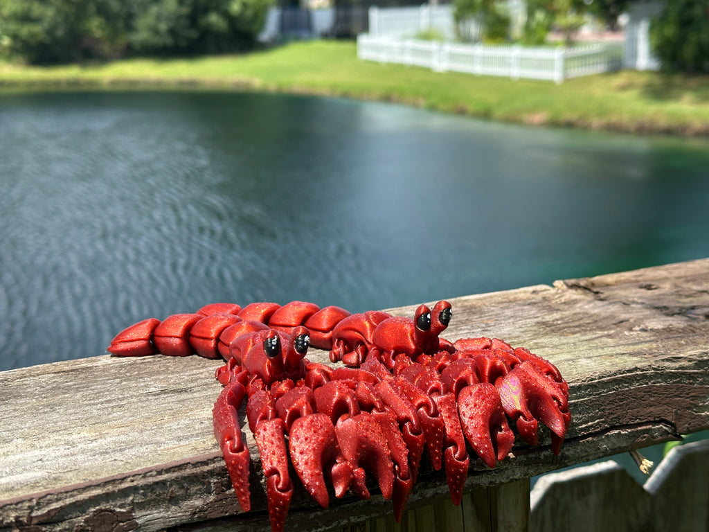 Articulated Hermit Crab with Removable Shell