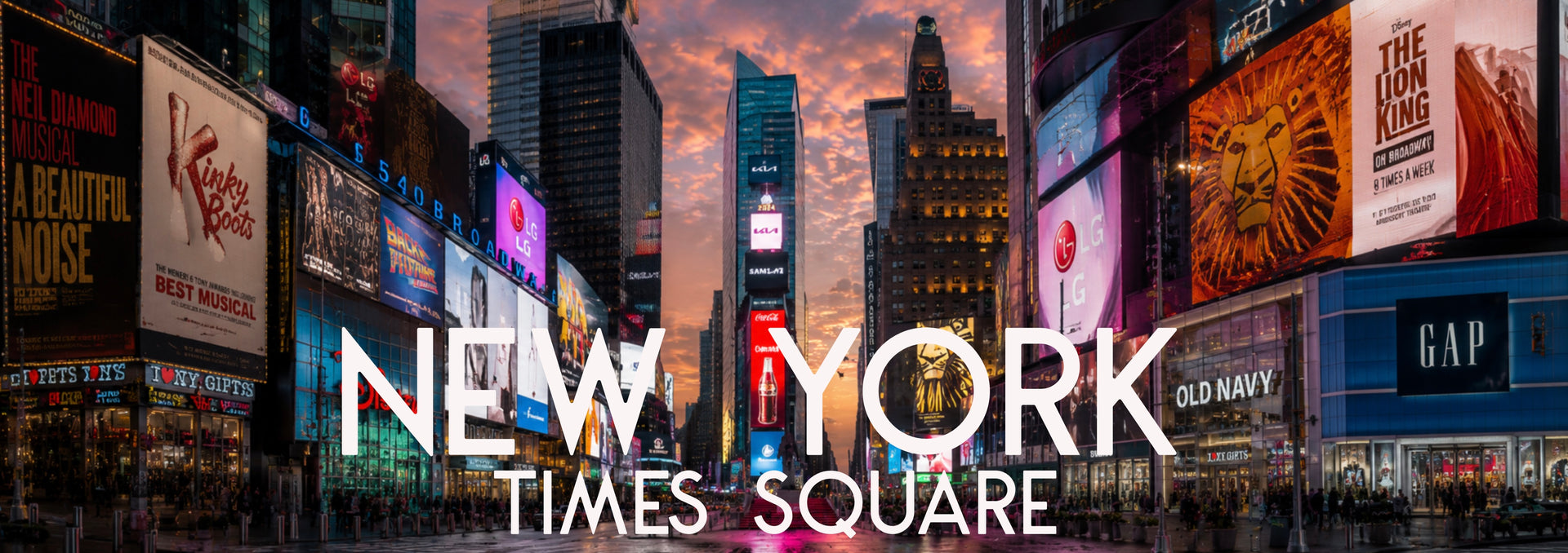Times Square banner