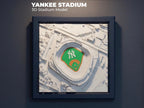 Yankee Stadium – Fan Edition | Framed 3D Stadium Art