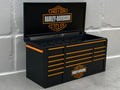 Harley-Davidson black orange motorcycle mini toolbox