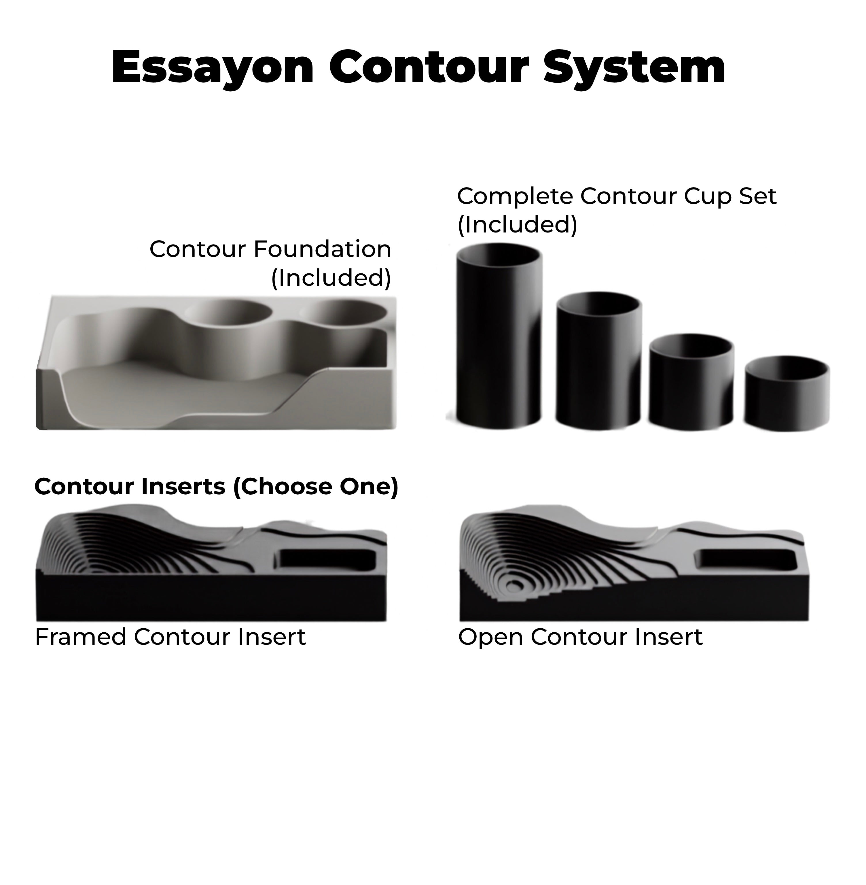 Essayon Contour Desk Organizer