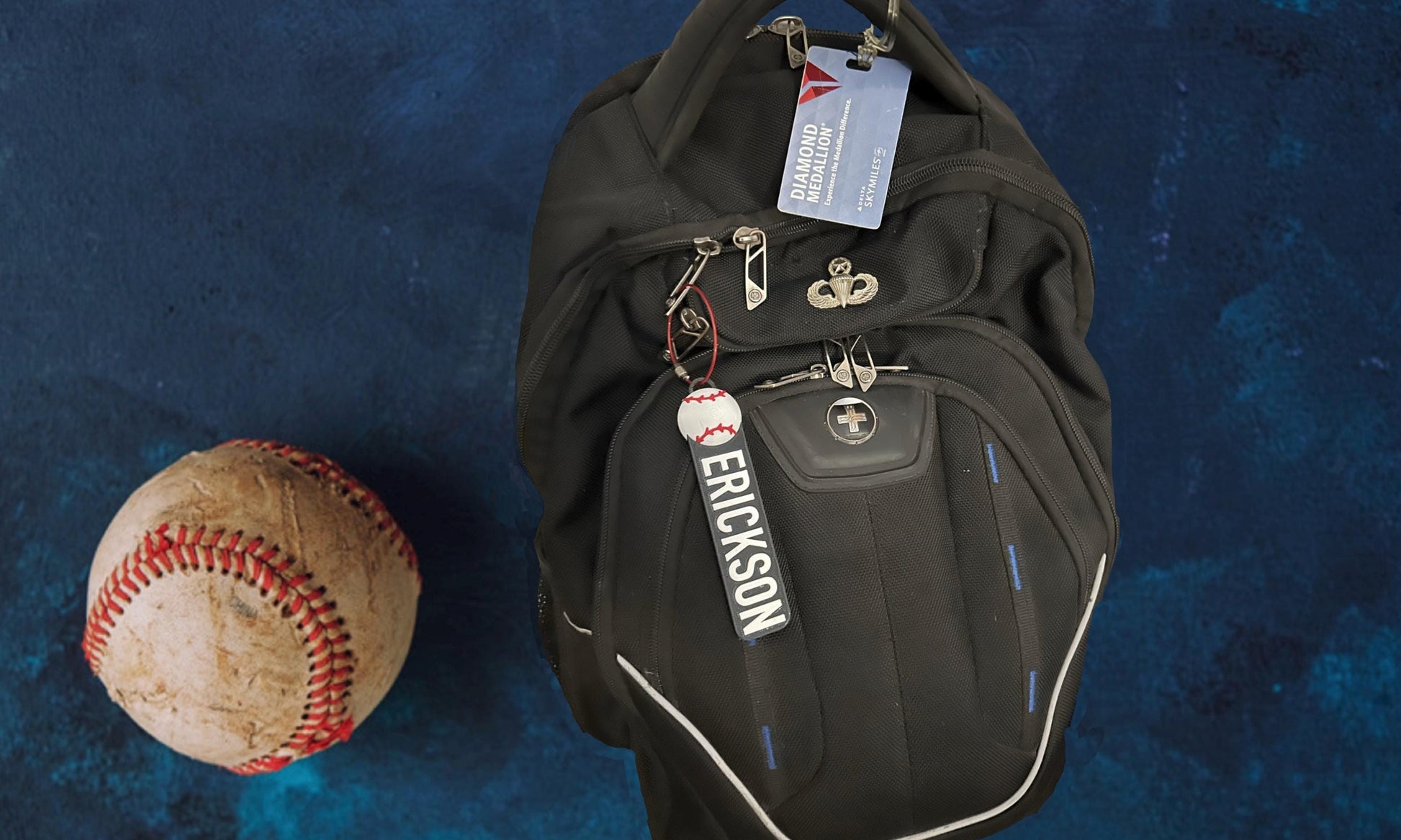 Personalized Baseball Keychain, Backpack Tags, Keychain, Sports Tags, Kid’s Name Tags,  Name Tag Keychains, Charms