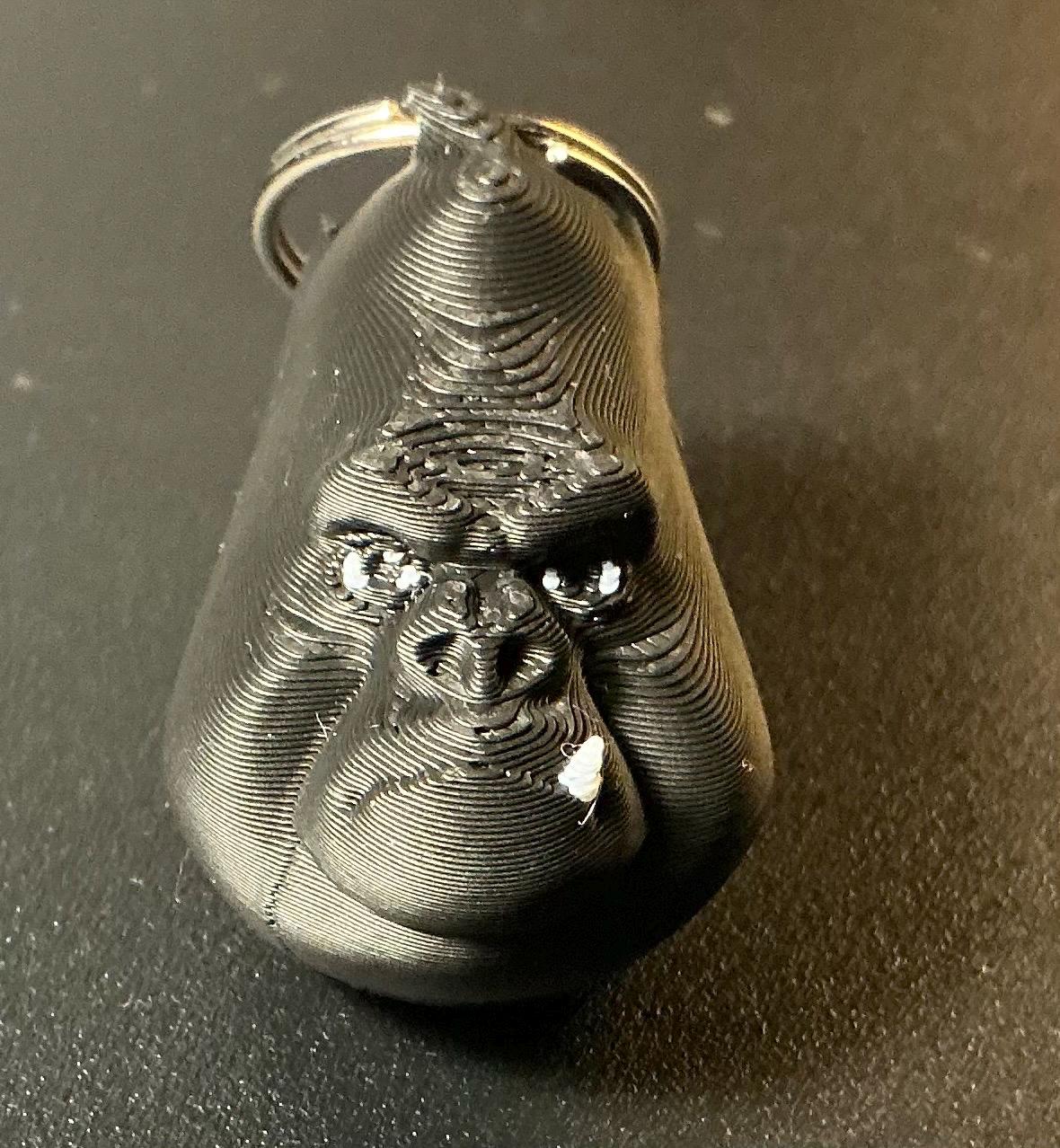 Gorilla-licious Keychain | Adorable Gorilla Head Keychain & Fun Accessory for Your Everyday Use