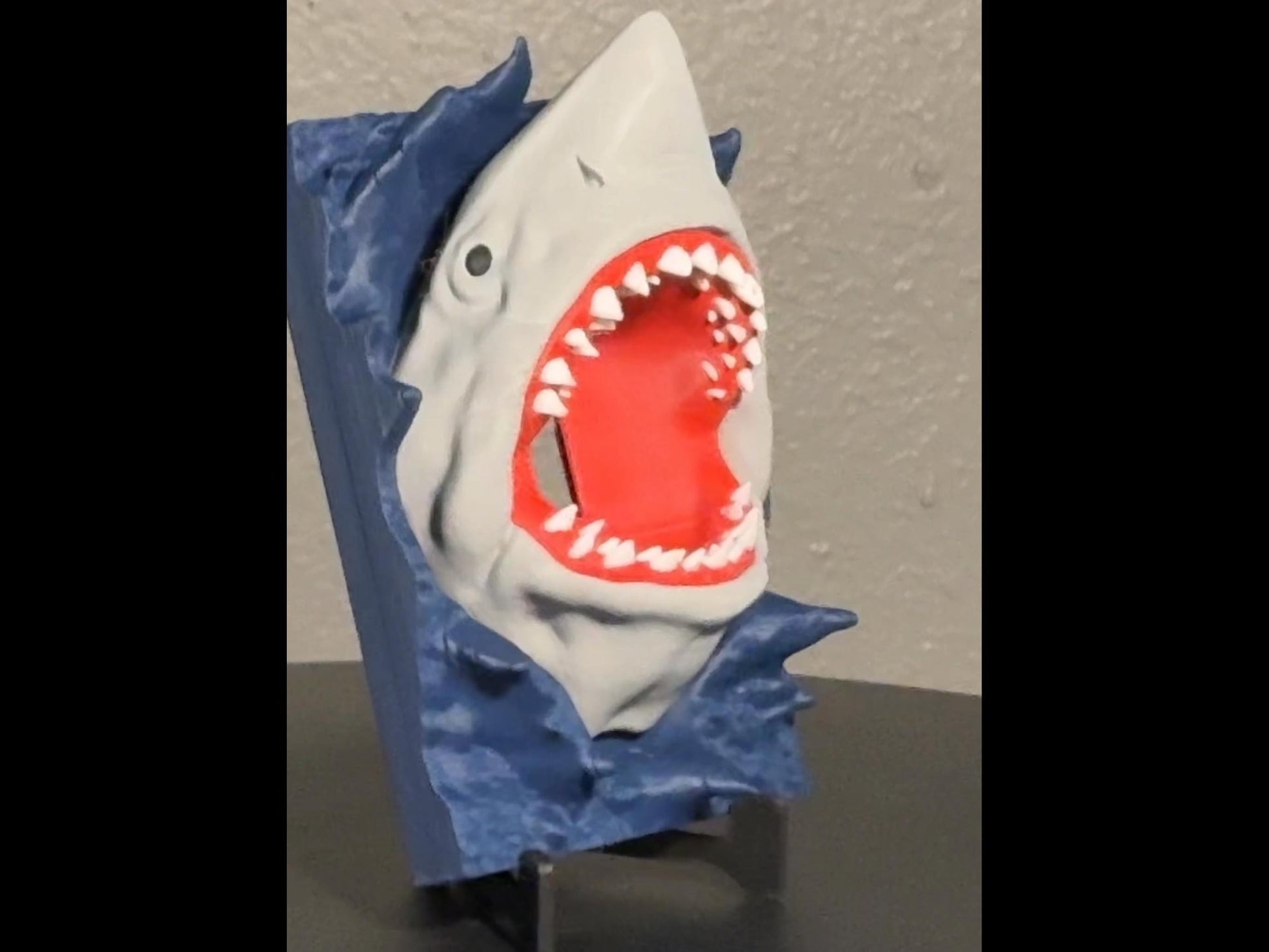 Great Shark (Multi-Color) Light Switch Cover - Adorable Handcrafted Decor for Playrooms - Whimsical Gift for Ocean Enthusiasts