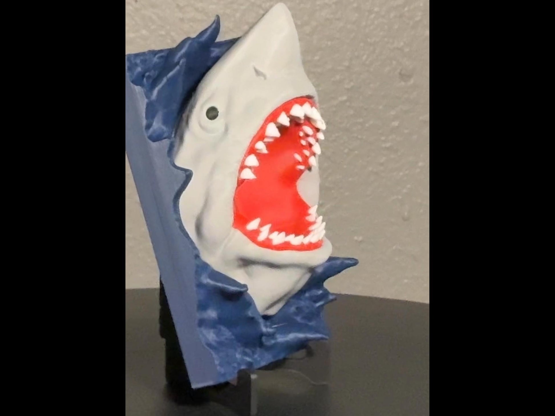Great Shark (Multi-Color) Light Switch Cover - Adorable Handcrafted Decor for Playrooms - Whimsical Gift for Ocean Enthusiasts