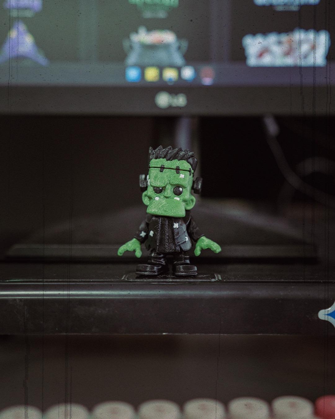 Fright Frankie Keychain - He's Frankly Adorable! - Perfect Stocking Stuffer