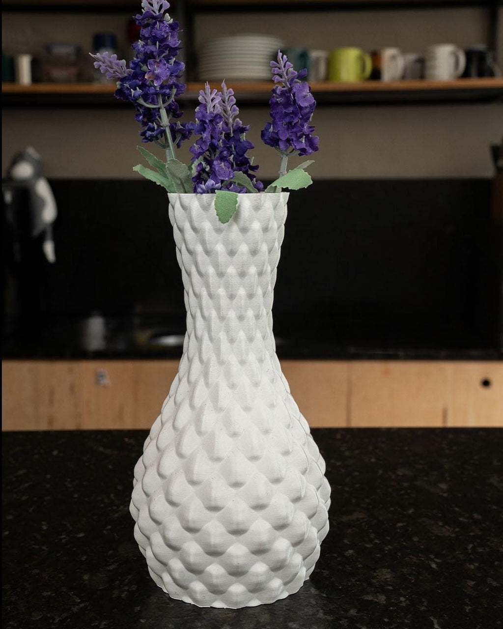 Elegant 3D Printed Diamond Vase | Modern Geometric Design - Perfect Holiday Gift!