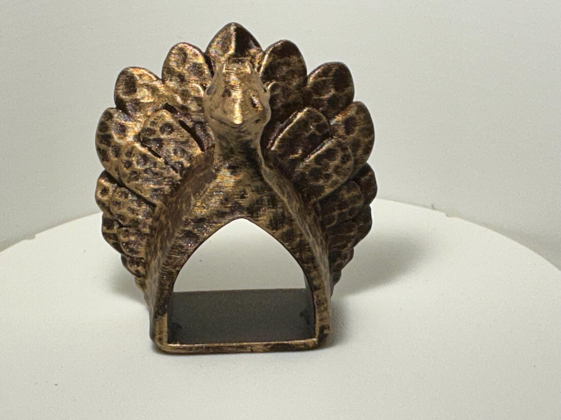 Turkey Ring Napkin Holder | Unique Thanksgiving Table Decor & Festive Gobbler Tableware