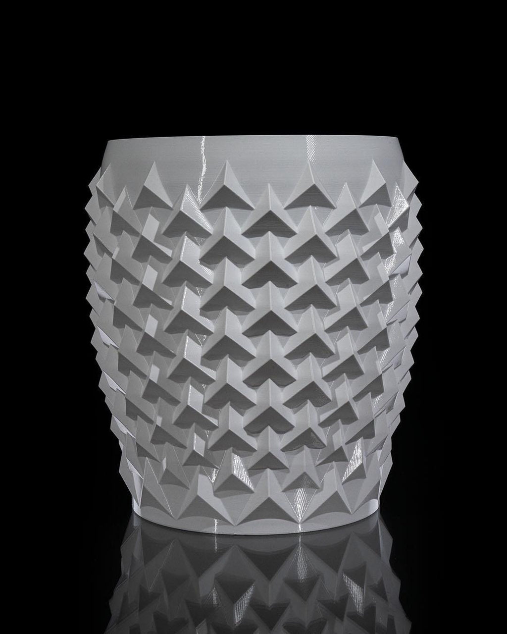 Modern Pointy 3D Printed Flowerpot | Unique Geometric Design for Home Decor & Holiday Gifts
