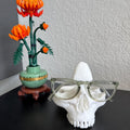 Skull Eyeglass Holder: Metallic Colors, Catch-All Tray
