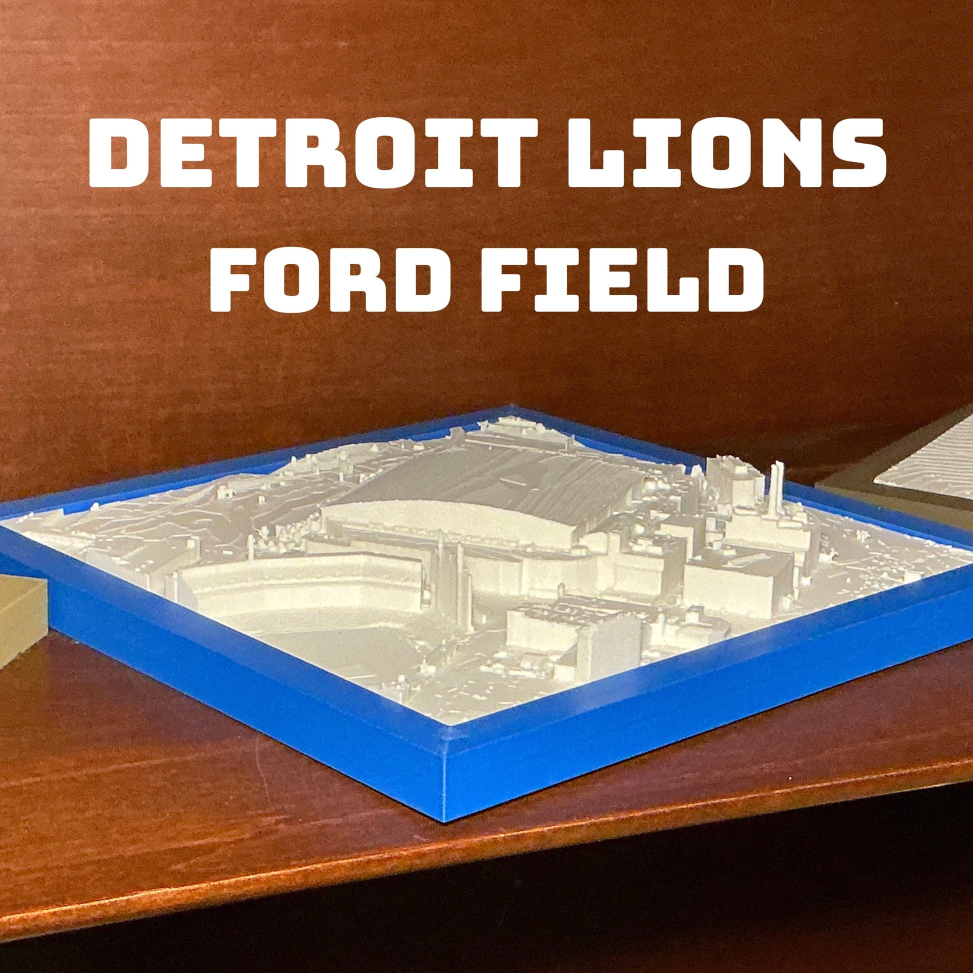 Stunning 3D Model of Detroit Lions Football Stadium Ford Field