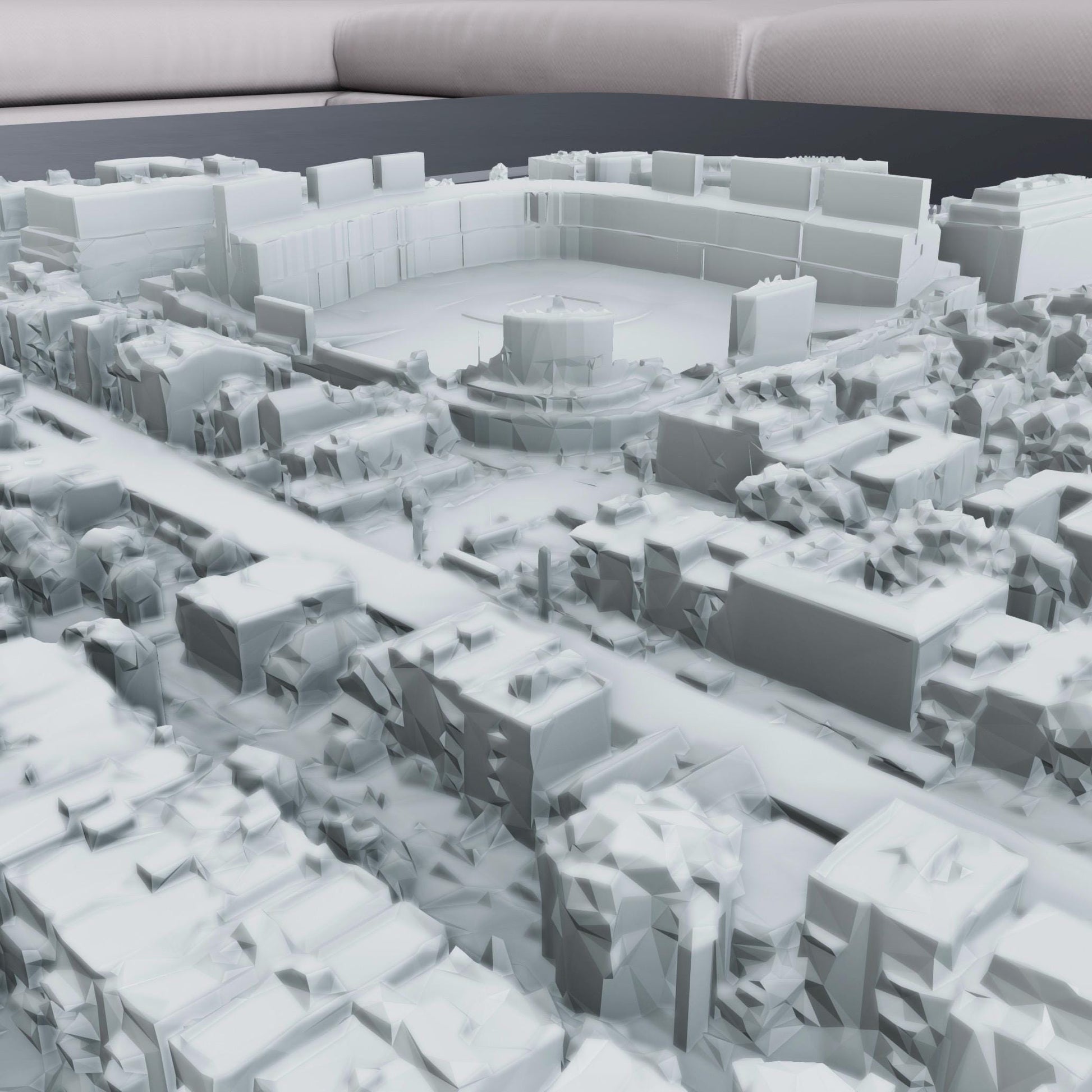 Stunning 3D Model of Wrigley Field | 225mm Square with 1/2” Frame in Premium Finishes