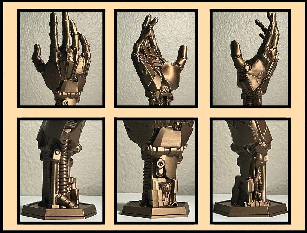 Futuristic Robot Hand Controller Stand