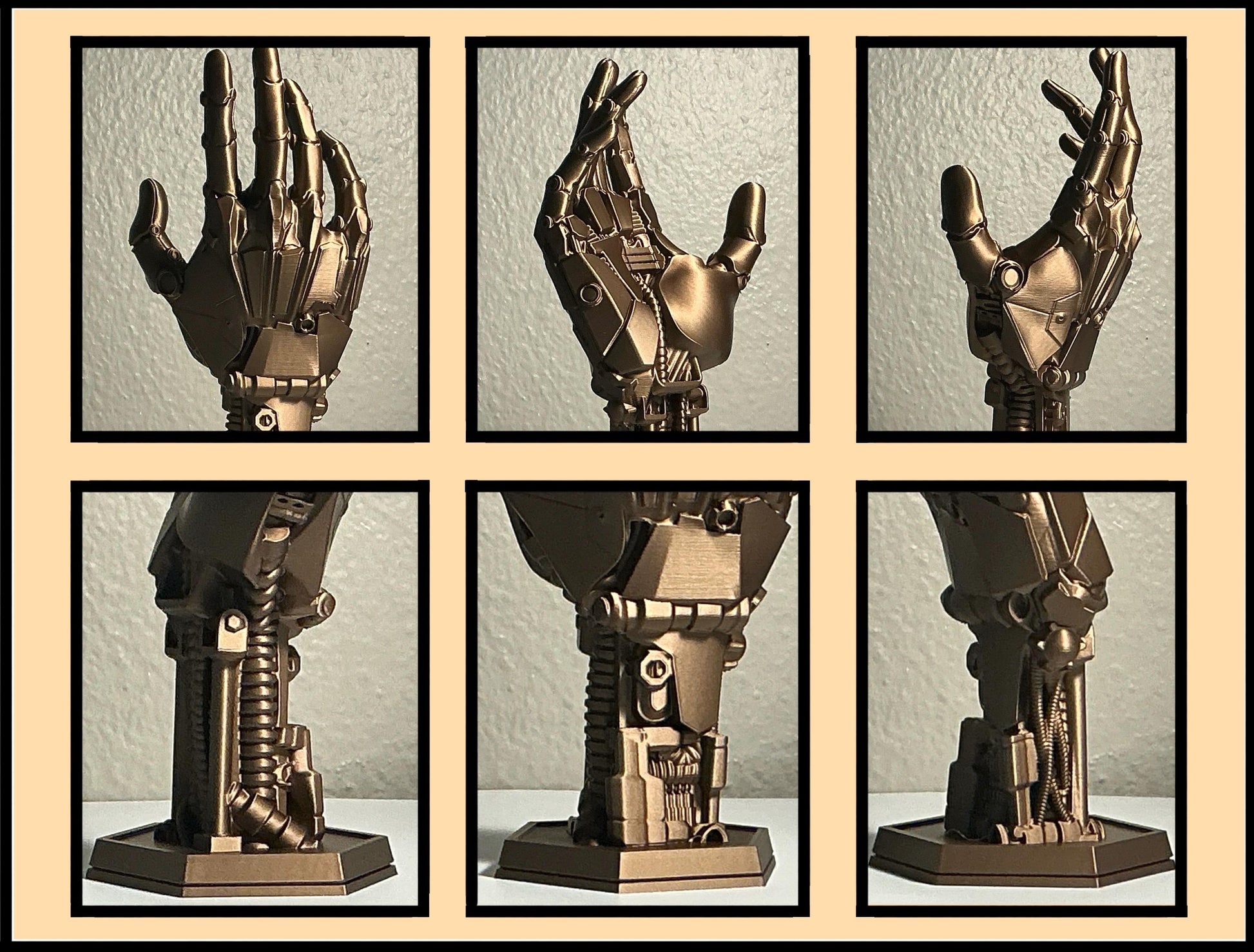Futuristic Robot Hand Controller Stand