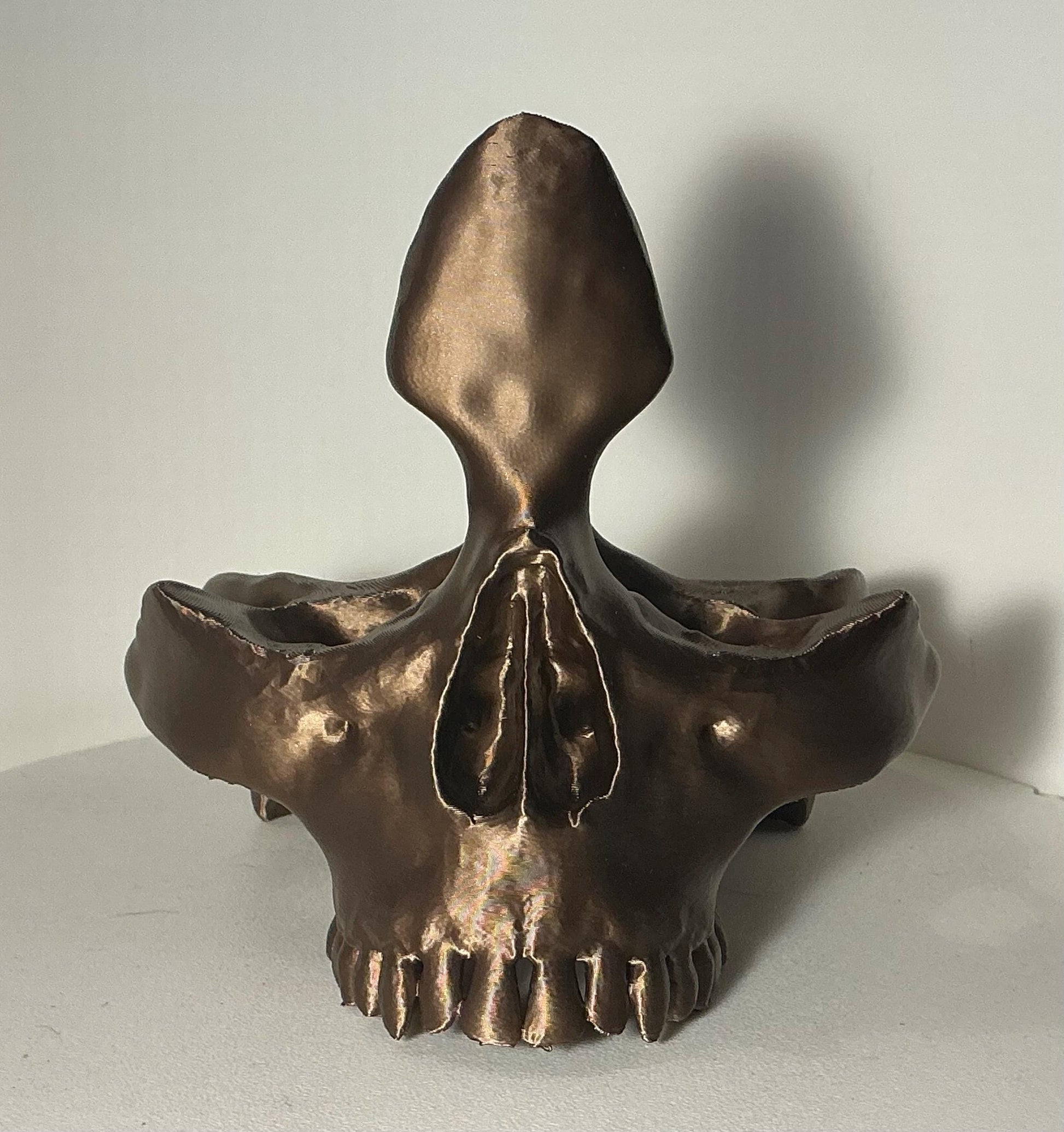 Gothic Skull Eyeglass & Tray Holder – Now in Stunning Metallic Colors!