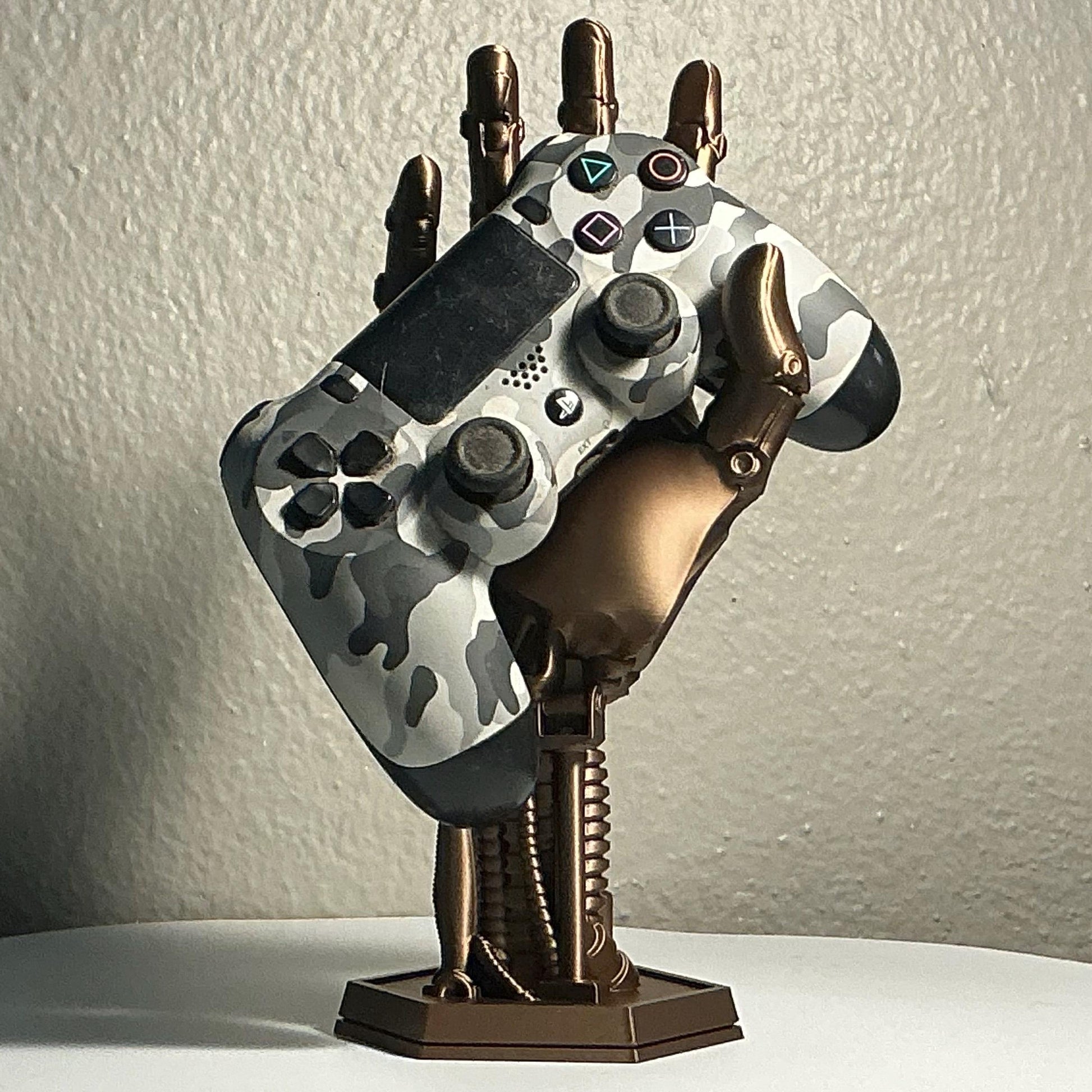 Futuristic Robot Hand Controller Stand