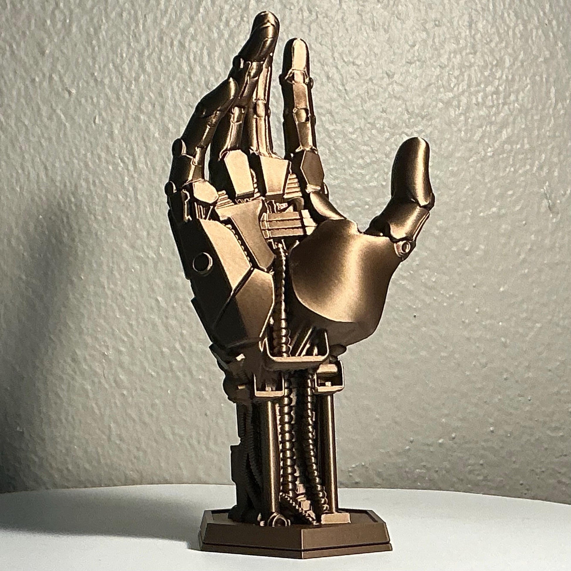 Futuristic Robot Hand Controller Stand
