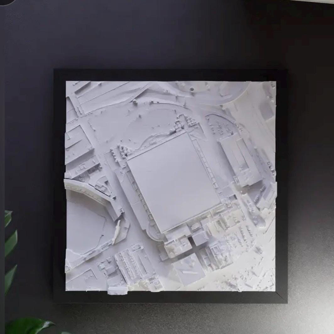Stunning 3D Model of Detroit Lions Football Stadium Ford Field