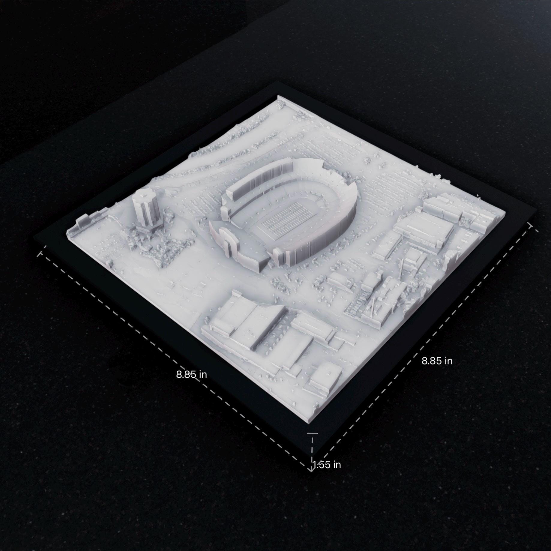 Ohio State Stadium 3D Model - Unique Gift for Football Fans & Collectors, Ohio Stadium Display, Sports Memorabilia