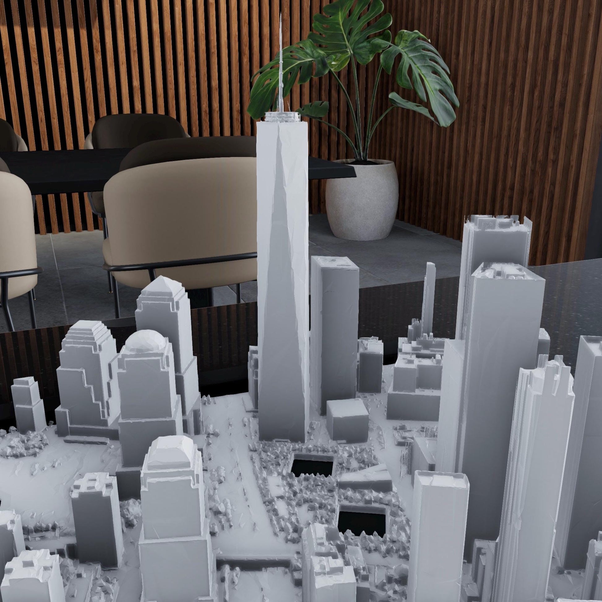 WTC – NYC Architectural Tribute | 3D Framed Memorial Model Art, Unique Home Decor Gift for Architecture Lovers & Collectors