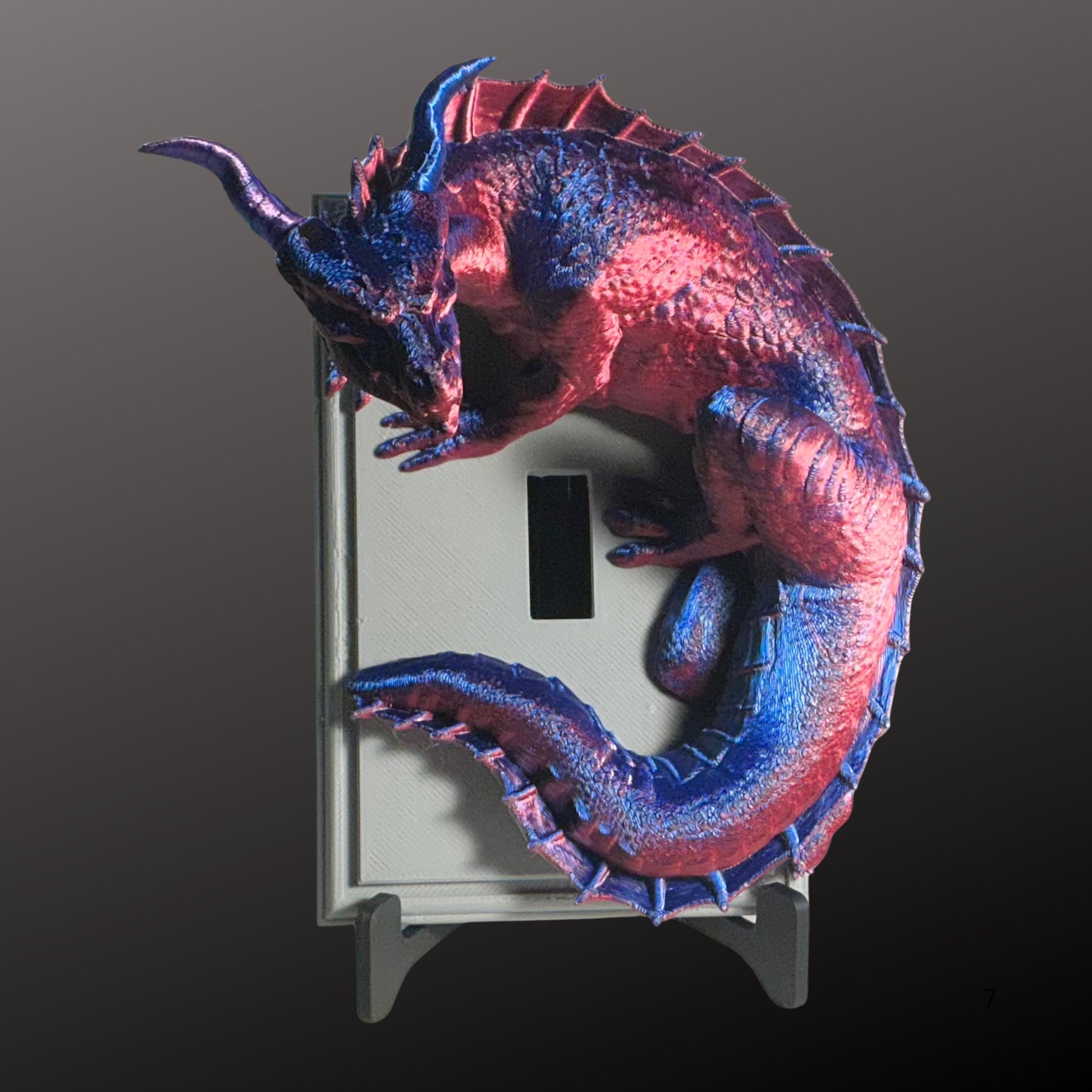 Light Switch Cover – Dragon Warden Design: Your Light’s Fierce Guardian! Great Holiday Gift for Fantasy Lovers & Home Decor