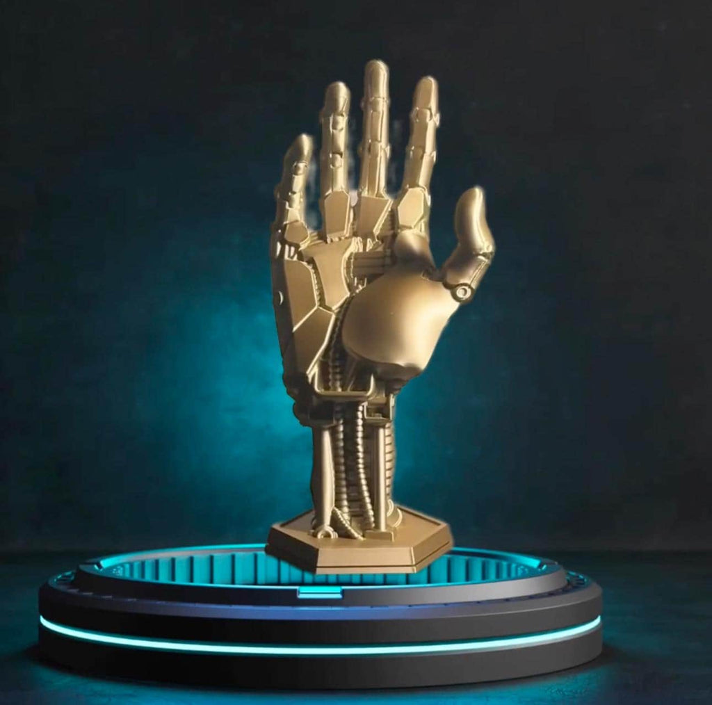 Futuristic Robot Hand Controller Stand