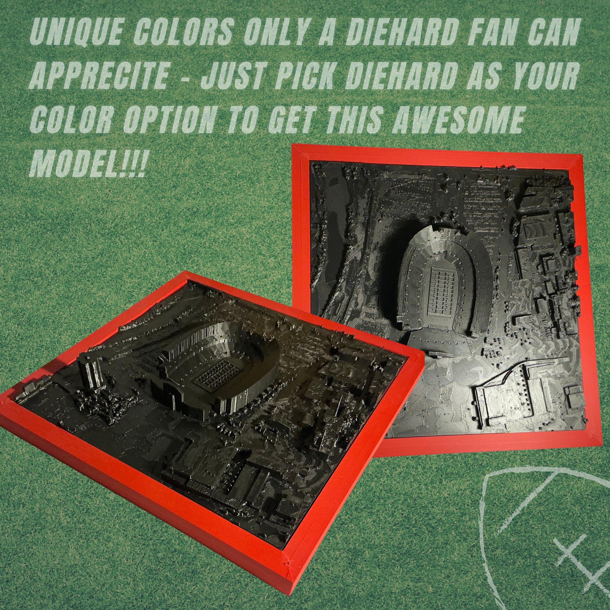 Ohio State Stadium 3D Model - Unique Gift for Football Fans & Collectors, Ohio Stadium Display, Sports Memorabilia