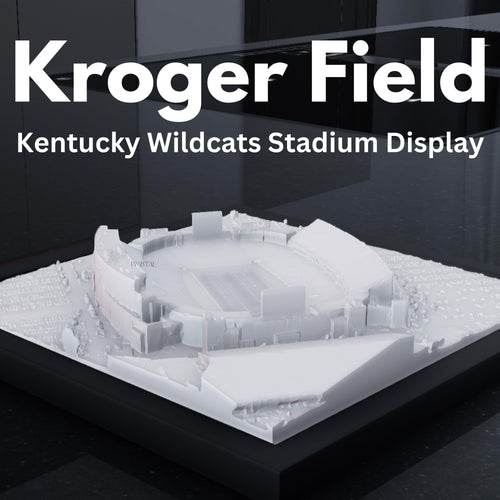 3D Model Kroger Field Stadium Display | Kentucky Football Gift for Fans & Collectors | Unique Sports Memorabilia Decor