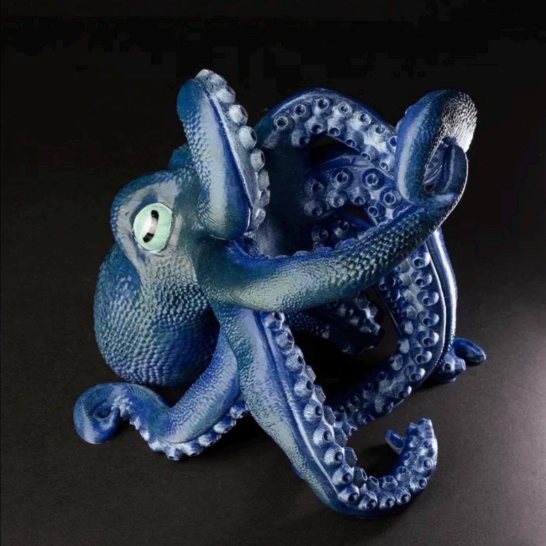 Octopus Wine Bottle Holder – Unique Nautical Home Décor, Fits 3” Diameter Bottles