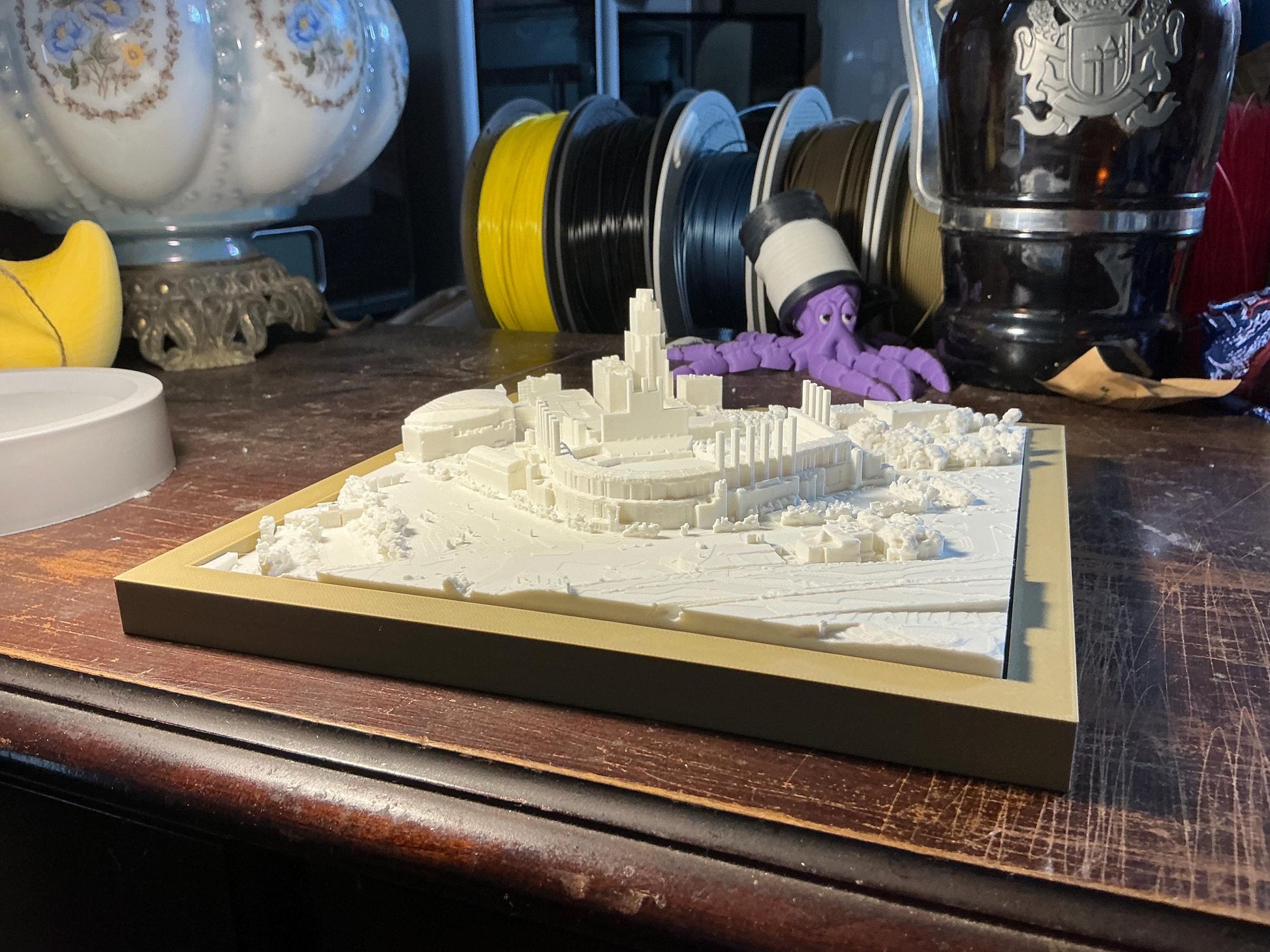 3D Model of Progressive Field, Cleveland Guardians Stadium Display, Unique Gift for Baseball Fans & Collectors, Sports Memorabilia