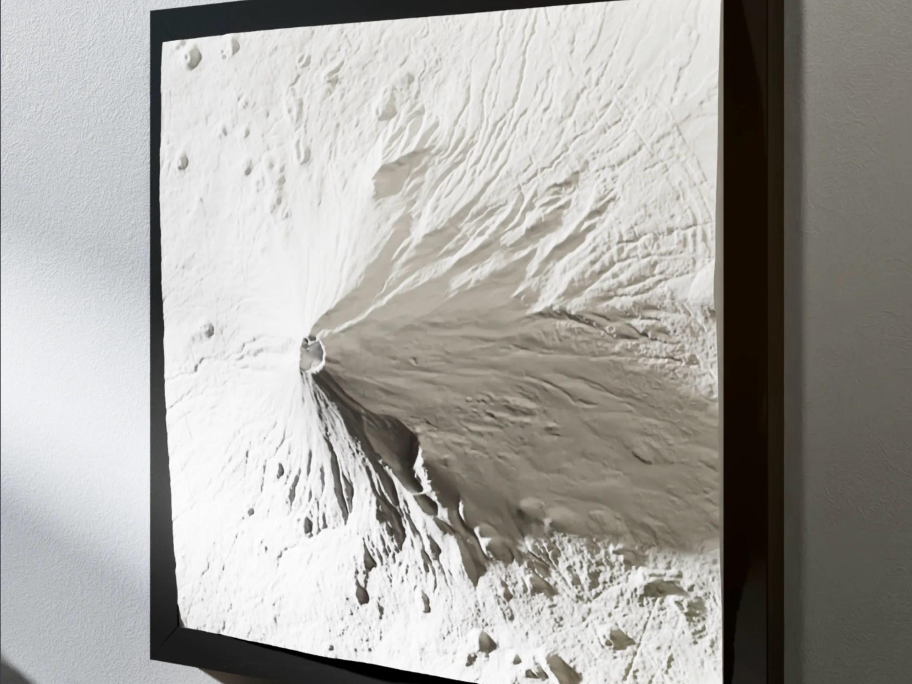 Mount Fuji | Framed 3D Terrain Art