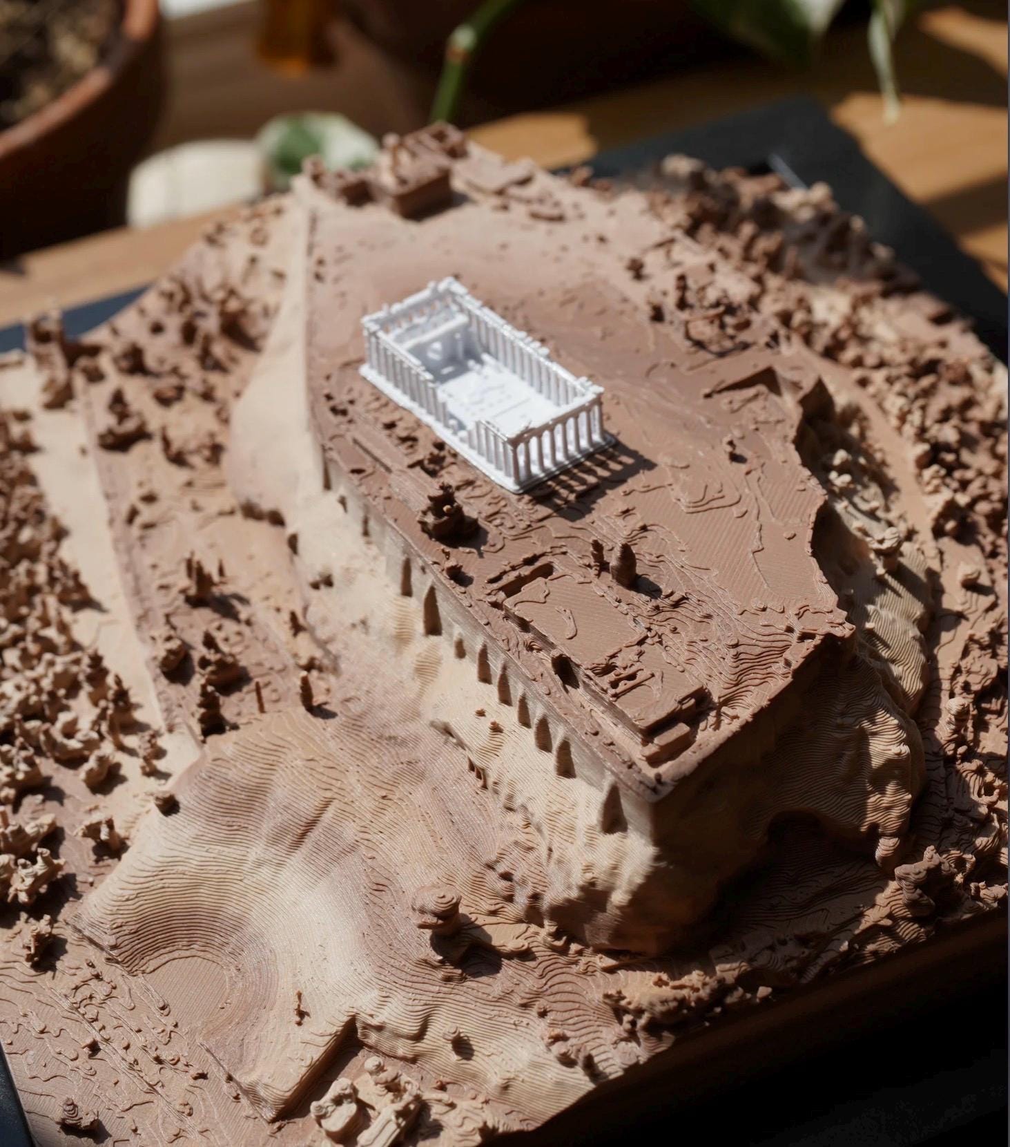 Acropolis | Framed 3D Landmark Art