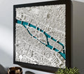 Paris | Framed 3D City Map Art