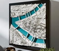 Pittsburgh | Framed 3D City Map Art