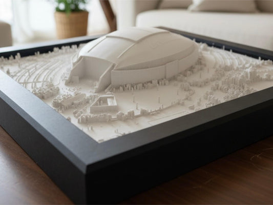 AT&T Stadium | Framed 3D Stadium Art