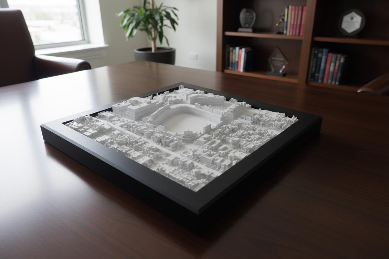 Wrigley Field | Framed 3D Stadium Art