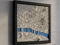 London | Framed 3D City Map Art