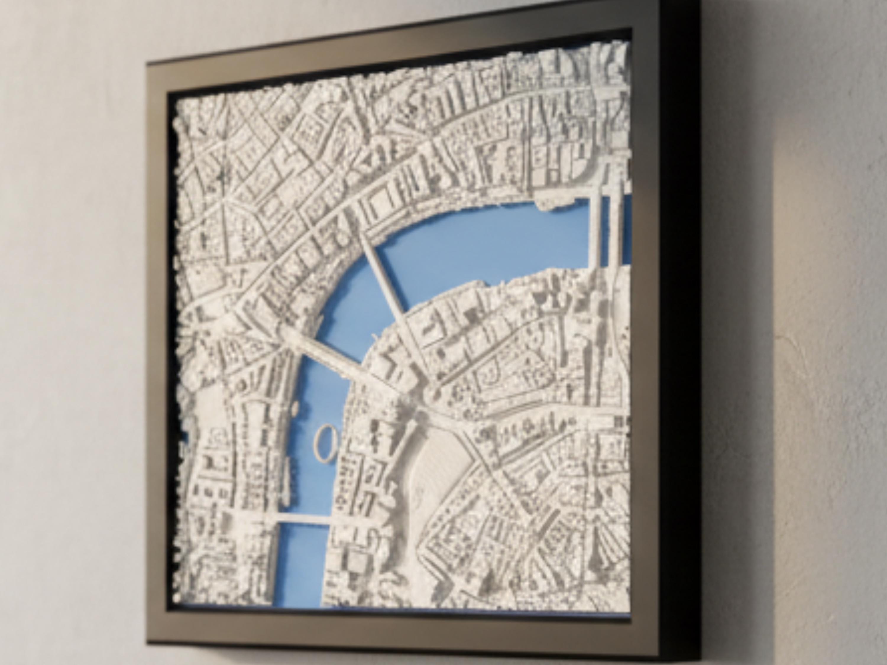 London | Framed 3D City Map Art