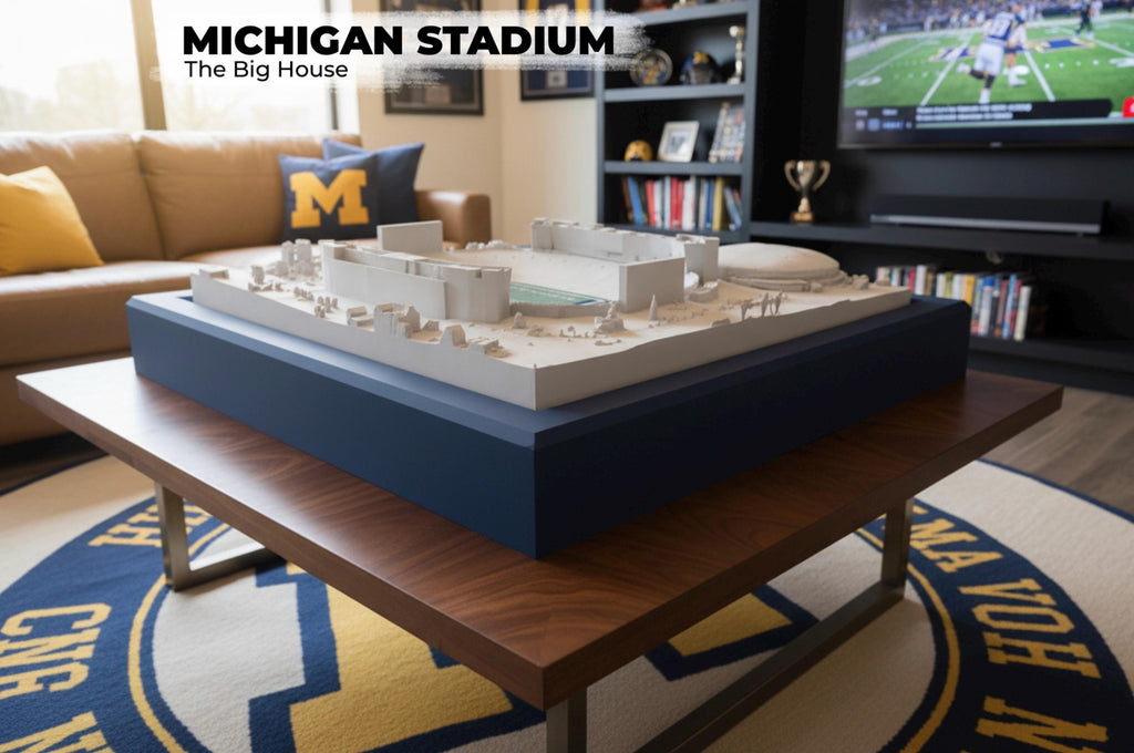 Michigan Wolverines Stadium | Framed 3D Stadium Art