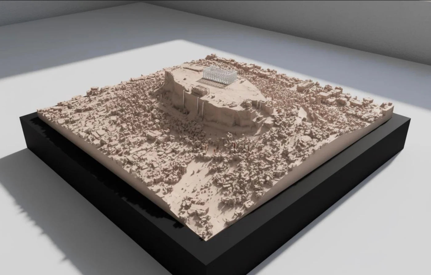 Acropolis architectural display model